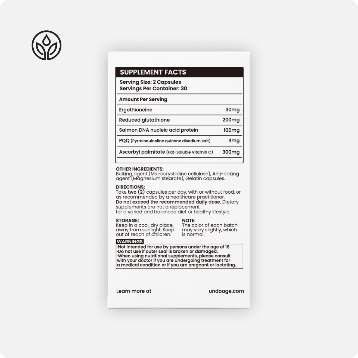 L-Ergothioneine + Glutathione