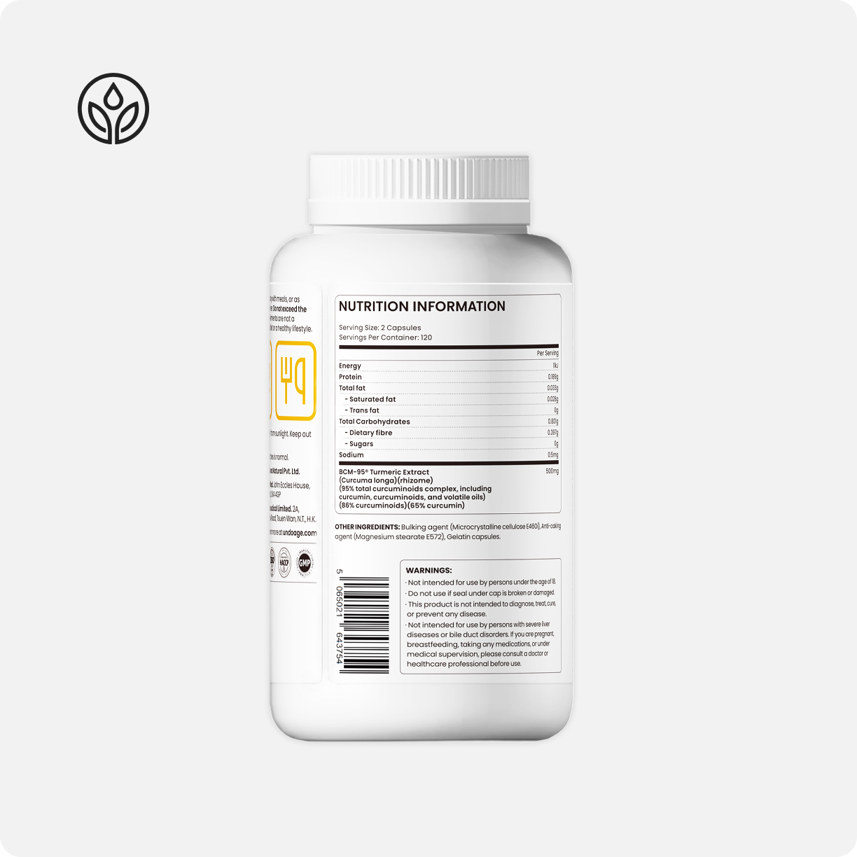 【Limited-time: free shipping on 2 bottles】Turmeric Curcumin