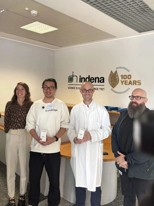UndoAge CEO Visits indena Headquarters in Settala, Italy
