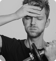 Gym training
Lack of strength